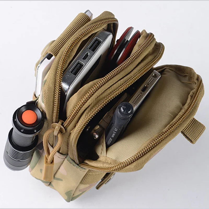 Tactical Leg Bag Fanny Pack Men Camouflage Riding Locomotive Multifunctional Belt Leggings Bag Hanging Waist Bag Packs Pochete