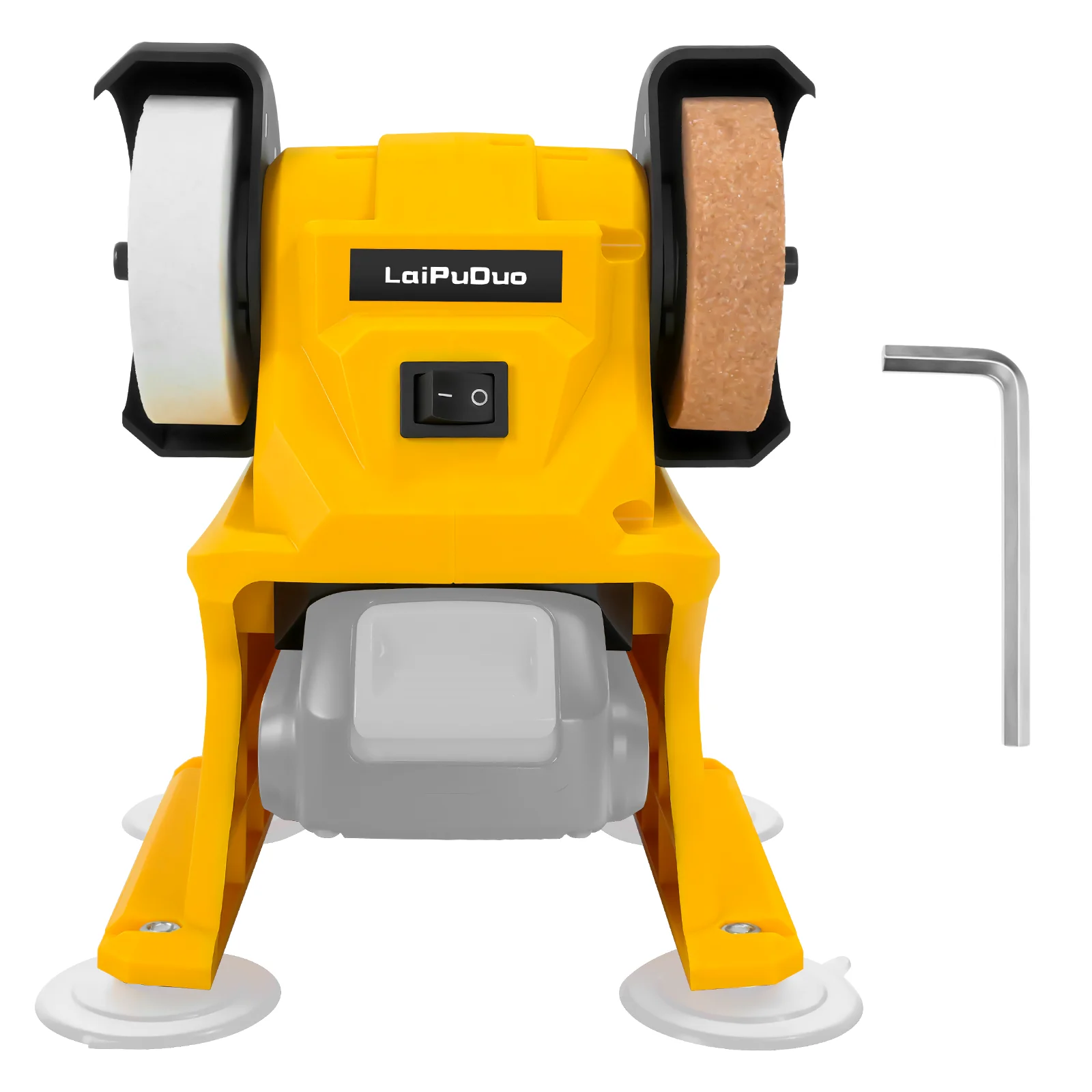 

Миниатюрный беспроводной настольный шлифовальный станок 5500 об/мин, электрическая шлифовальная машина для заточки ножей, сверл, удаления ржавчины, совместим с аккумулятором Dewalt 20V.