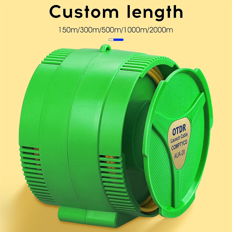 COMPTYCO AUA-20 OTDR Launch Cable 150M Optical Time Domain Reflectometer Testing Dead Zone Eliminator Single Mode SC FC ST LC