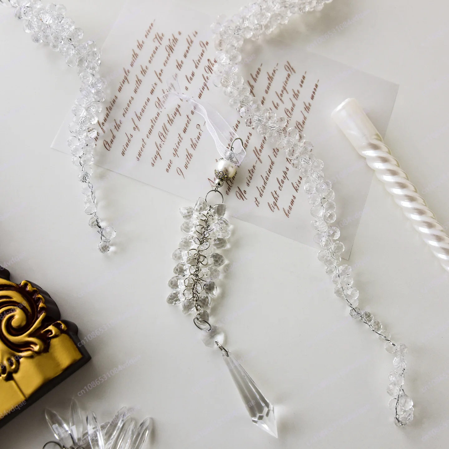 Christmas Decoration Pendant Ice Crystal Snowflake Slices Ice Star Acrylic Sequins Christmas Tree Decoration Pendant