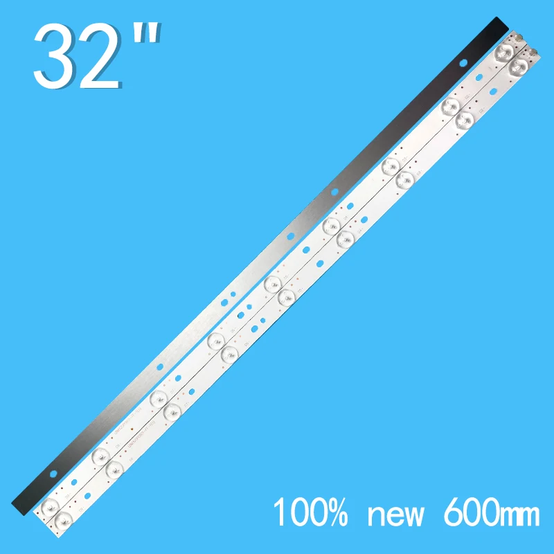 3 stücke 600mm led hintergrund beleuchtung bar für tv 32 zoll LBM320P0901-FF-1 Stv-LC3244wl 32 h3c