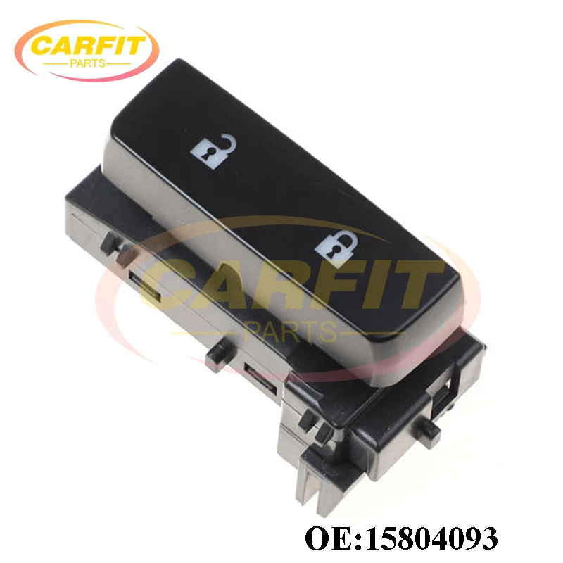 High Quality OEM 15804093 Front Left Side Door Lock Switch For Chevrolet Silverado GMC Sierra 1500 2500 3500 2007-2014 Car Parts