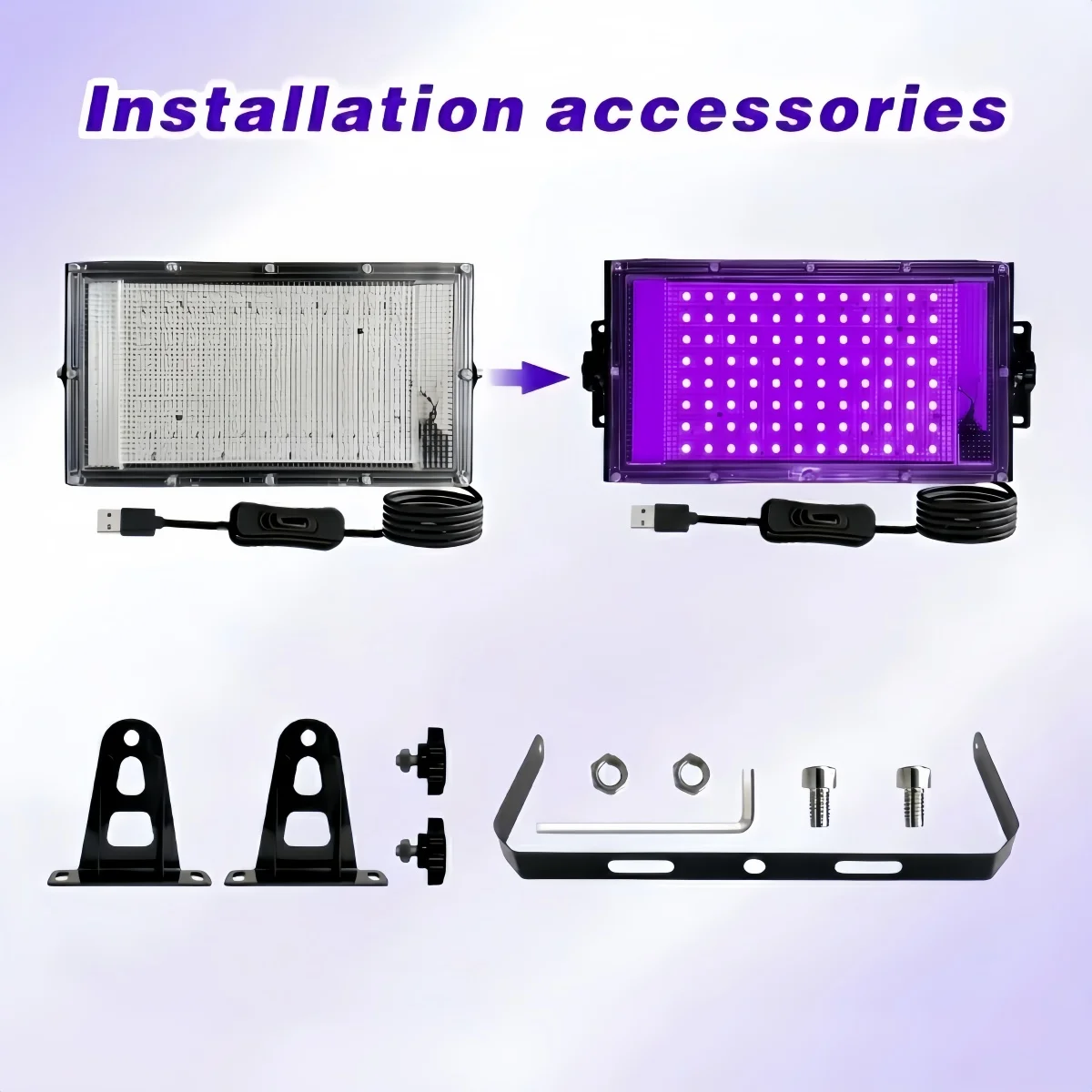 96/144LEDs UV Resin Curing Lamp Beads for Rapid Hardening Epoxy Resin DIY Jewelry Making Suitable for Mold Curing