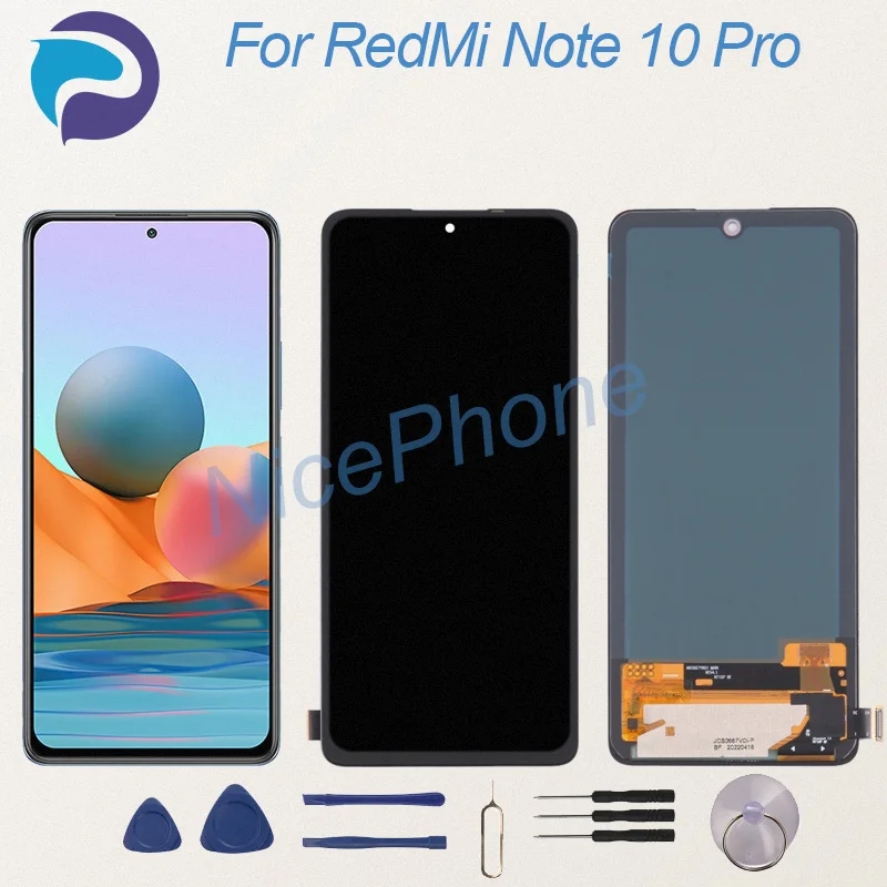 new-and-tested-for-redmi-note-10-pro-lcd-display-screen-touch-panel-digitizer-m2101k6g-r-note-10-pro-screen-display