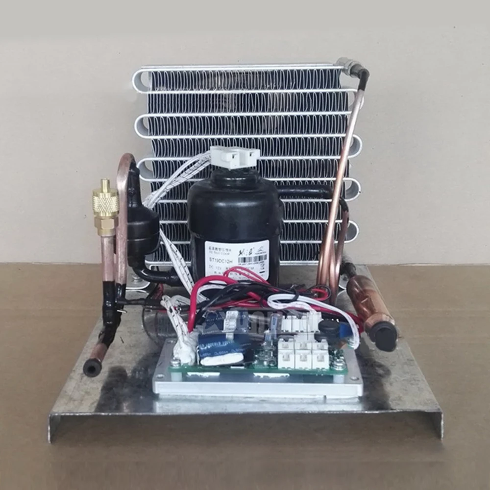 Micro compressor unit DC condensing unit Small refrigeration unit Air cooled R134a DC 24V