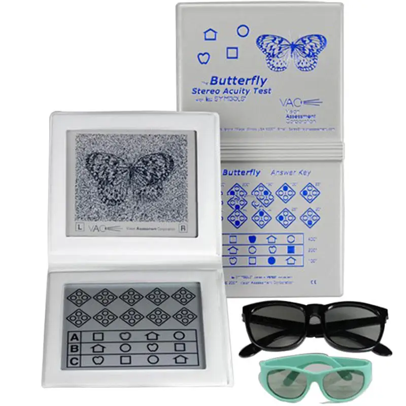 

Тест оптометрического оборудования с помощью Lea Symbols Fly Stereopsis Stereopsis Fly test