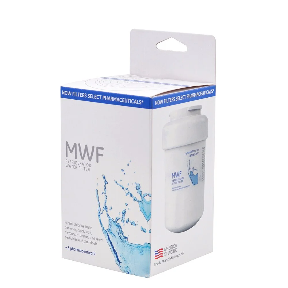 Replacement Refrigerator Water Filter for GE MWF Also Compatible with MWFA MWFP FMG-1 WR02X11020 WR02X11287 PS981638 PS983115