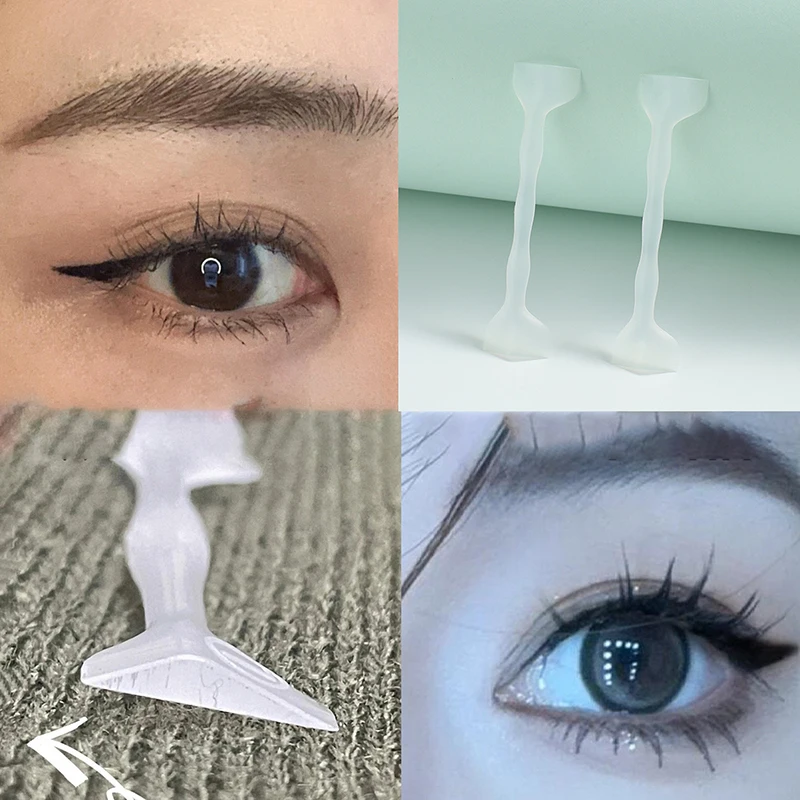 1/5Pcs Double-ended Lower Eyelash Stamp Tool DIY Cosmetics For Beginner Korean Makeup Tools