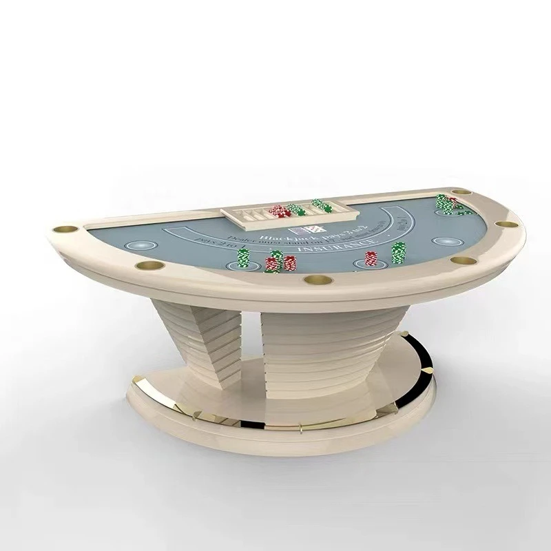 Italian Texas Hold'em Table Athletic Tabletop Chips Multiplayer Depu Chess and Card Room Club Texas Table