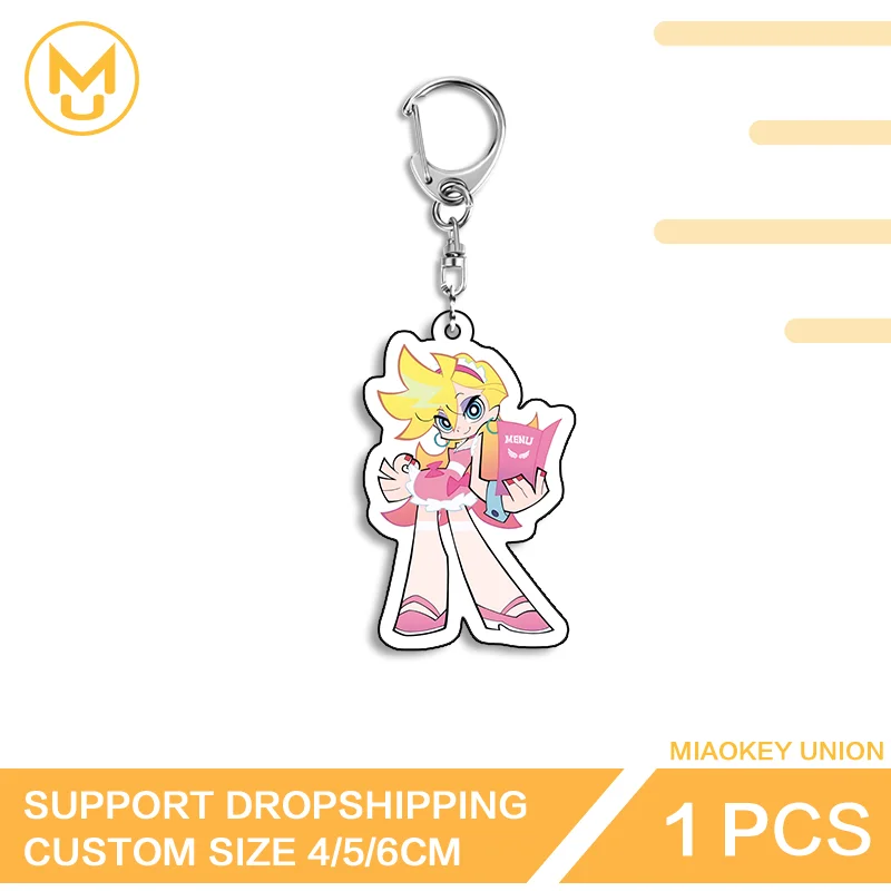 Fashion Panty Adorable Publicized Personality Double Sided Acrylic Keyring Daily Wear Decorative Fancy Daily Wear Jewelry