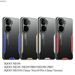 For Vivo iQOO Neo 10 Neo10 Pro 9 9S 8 Luxury Case Armor Laser Carving Metal Back Cover For Vivo iQOO Neo 10 9 9S Pro Phone Cases