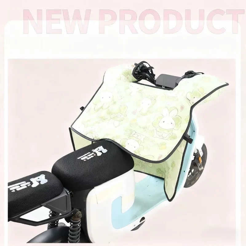 

All-Season Detachable Windproof Blanket for E-Scooter/Motorcycle-2-Layer Waterproof&Thermal Lining,Universal Fit for Most Models