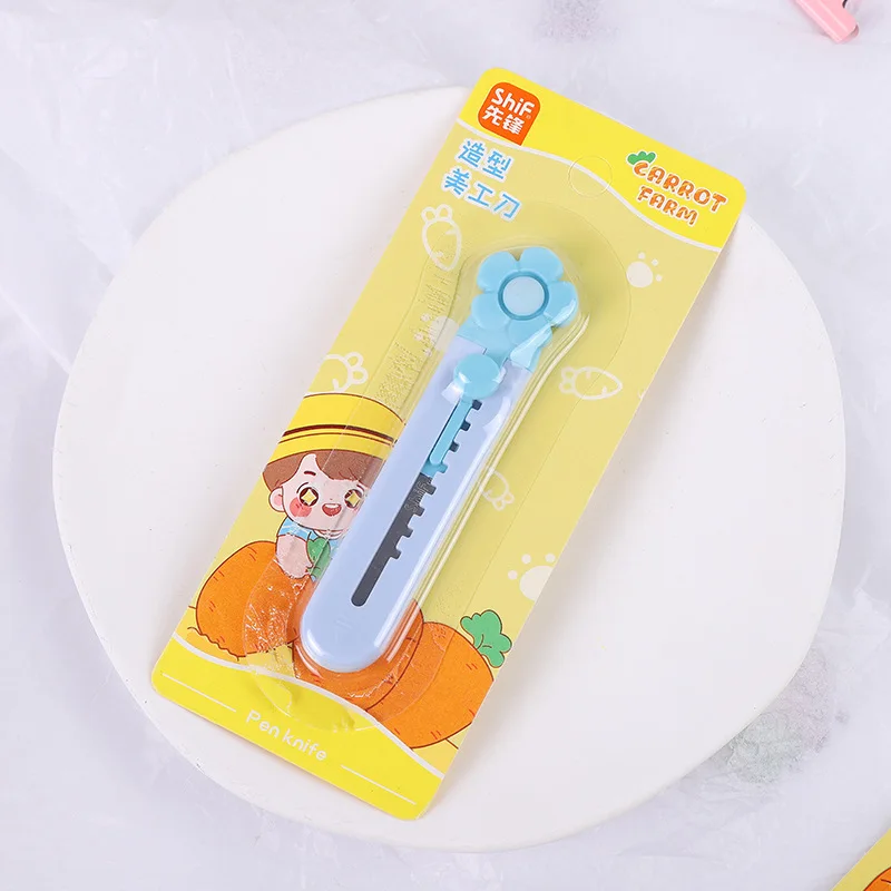 Cute Flower Shape Disassembly Express Knife Mini Portable Utility Knife Student Handmade Knife Office Paper Cutter