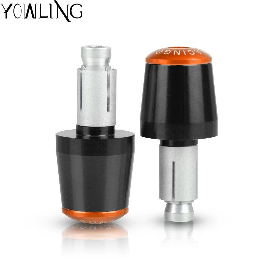 Motorcycle 22MM Handlebar Grips Handle Bar Cap End Plugs For Honda Yamaha Suzuki GSX-R Bandit Aprilia Ducati Benelli image 5