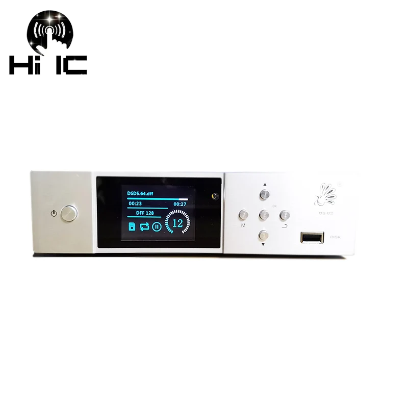 HiFi Audio Dual ES9038Q2M*2 Decoder ES9038 DAC Lossless DSD  Digital Turntable Lossless Master Tape Player Bluetooth 5.1 LDAC