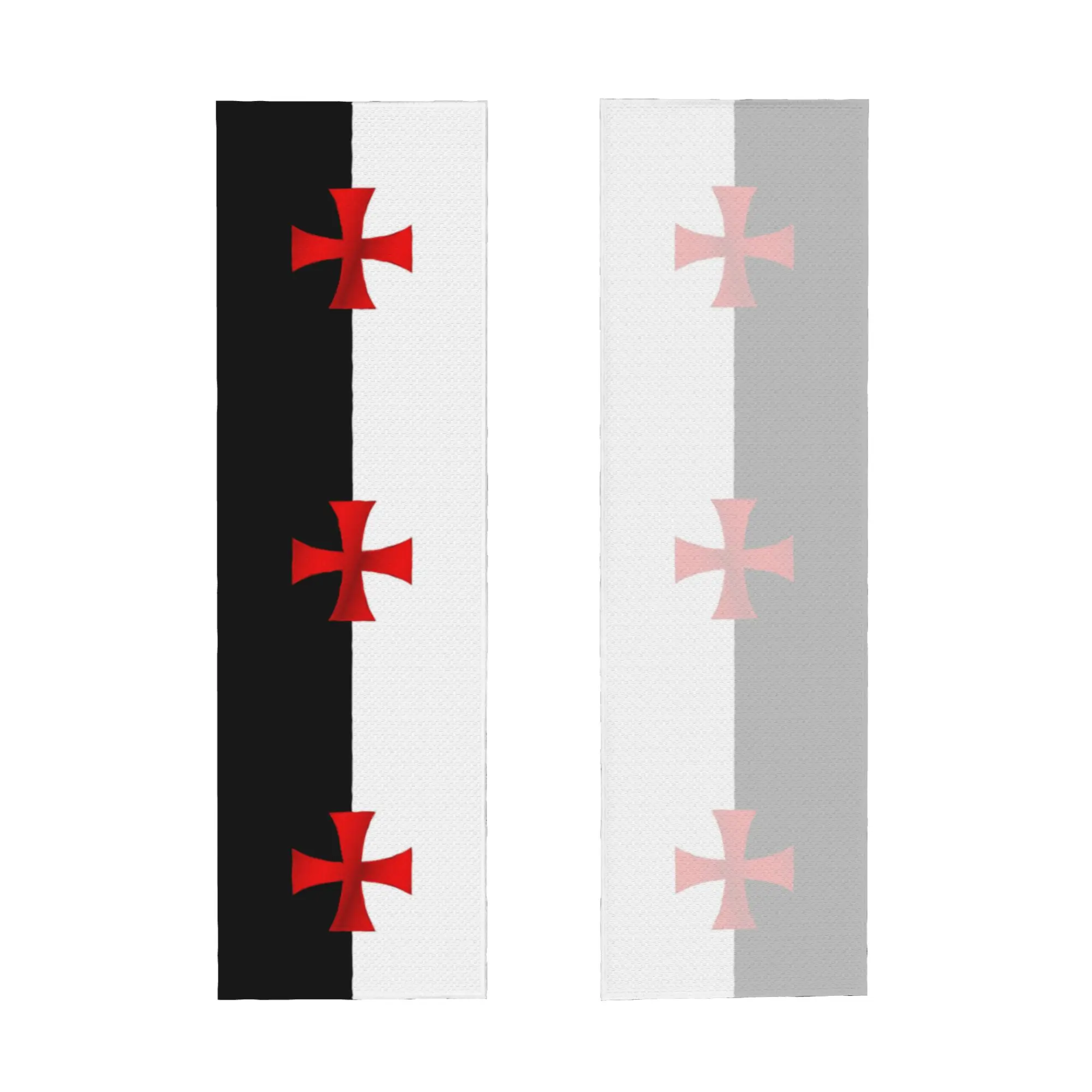 Templar Knight Jerusalem Cross Seal Medieval Warrior Symbol Cold Exercise Towel Super Soft Instant Cooling Towel Beach Towels