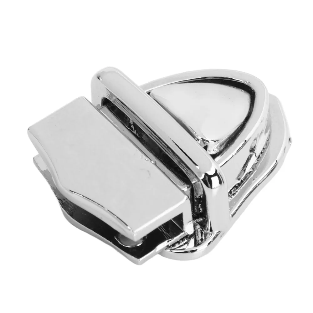 10-個のクラシック光沢合金タックロッククラスププッシュロックスプリングスナップバッグプレスロックツイストロック装飾クラスプ財布サムロック