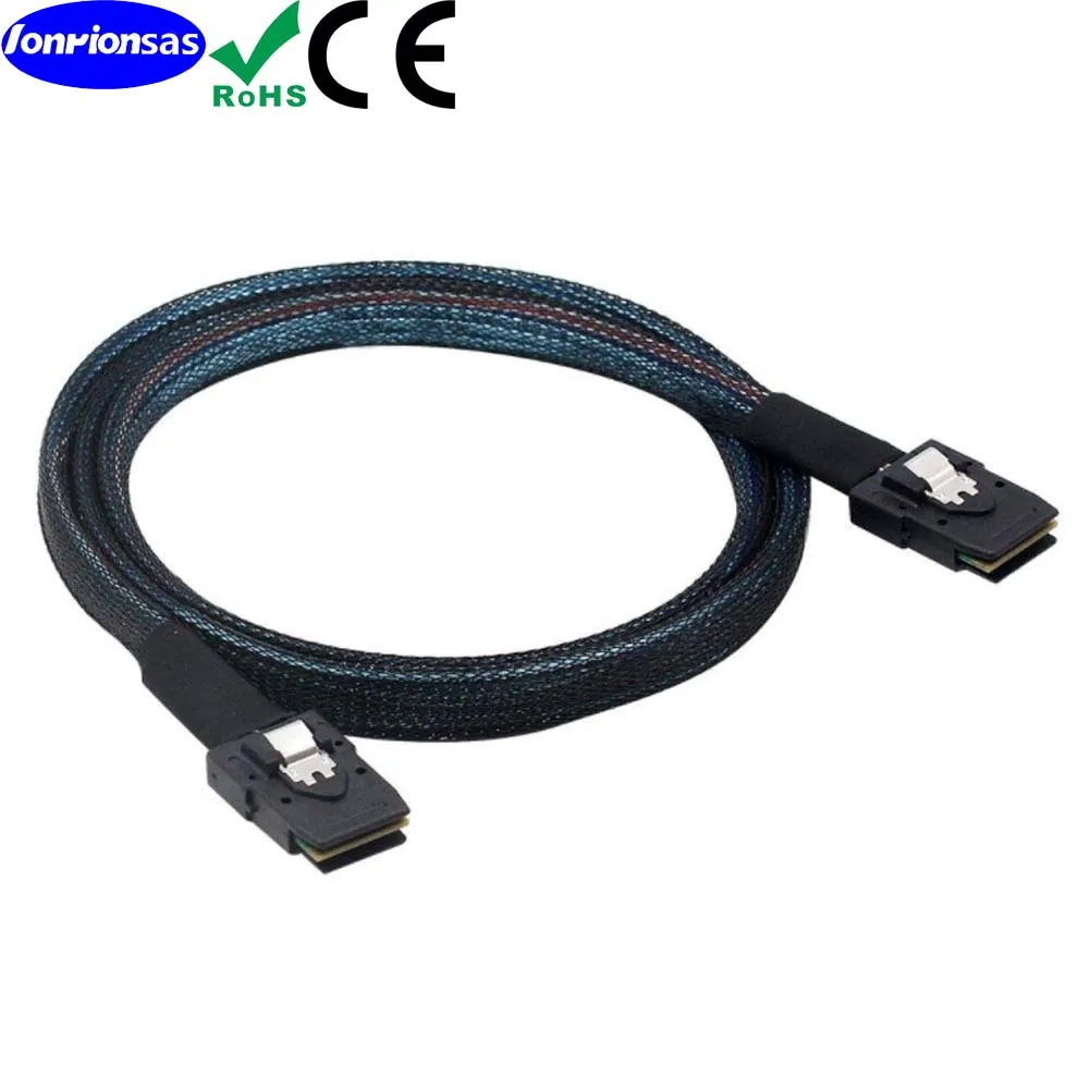 LONRIONSAS#Mini SAS SFF-8087 HD to Mini SAS SFF-8087 36P Compatible with Serve and Raid Card Cable