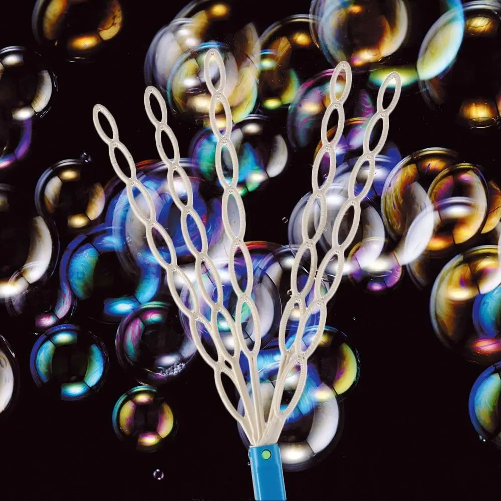 32 trous 32 trous bulle bâton 5 griffes en forme de savon soufflant enfants bulle baguette Tube jouet tenu dans la main grandes baguettes à bulles