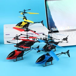 1Set Mini Guide Airplane Aircraft Remote Control Airplane Flying Helicopter Children Flashing Light Aircraft Kids Toy Gift