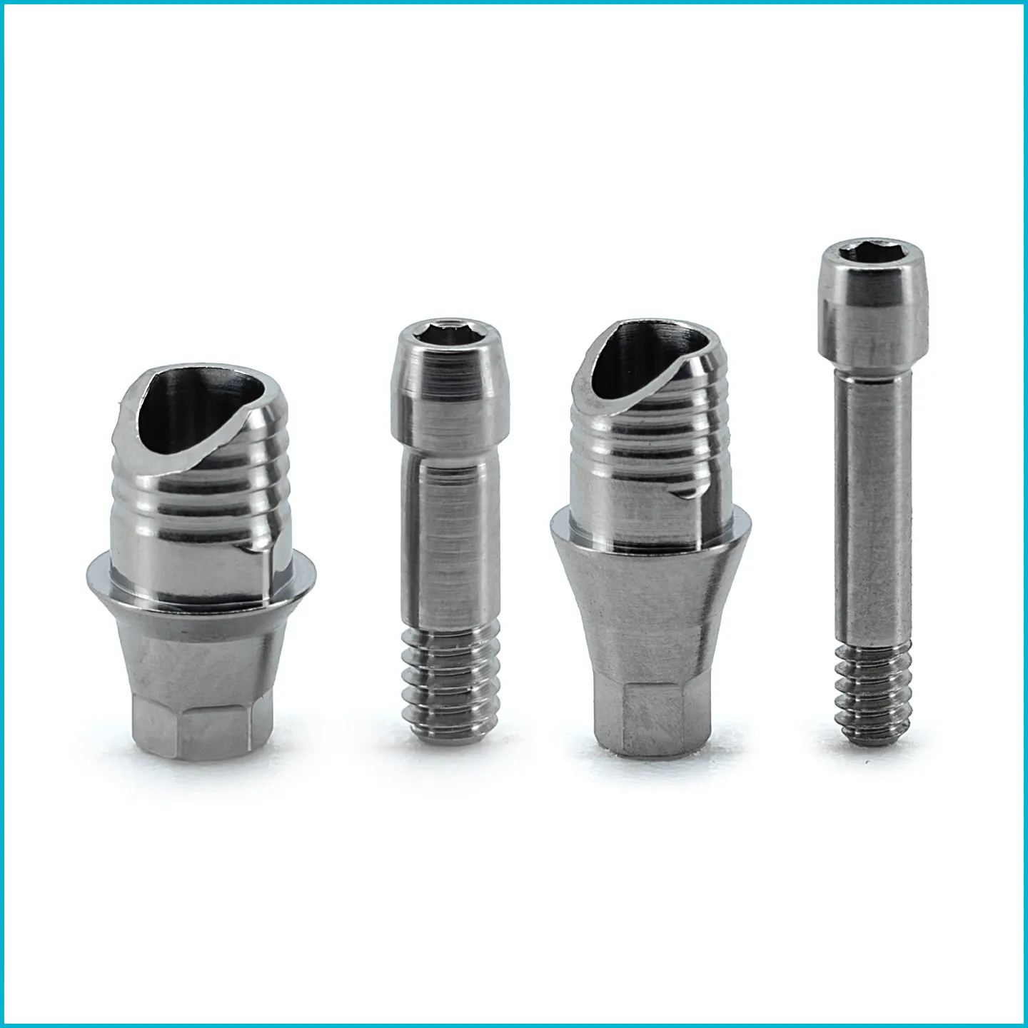 5pcs For OSSTEM GEO Ti Base Transfer Post Titanium Abutment for Impression & Scan Dental Restoration