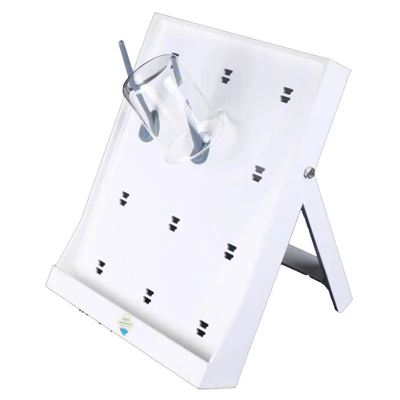 Acid/alkaline tray tray and foldable bracket - Beaker/flask/test tube 12 -ROD Universal Laboratory Drying Rack