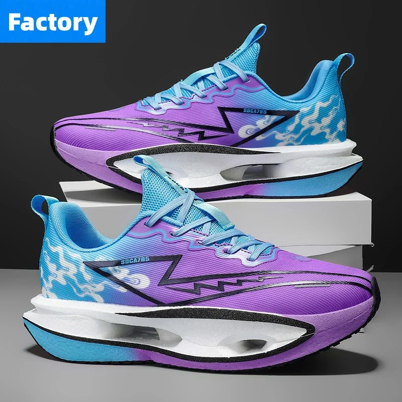 Running Shoes Marathon Speciality Men Sports Carbon Board Breathable Ultralight Womens Comfy Athletic Cushion Stability Sneakers