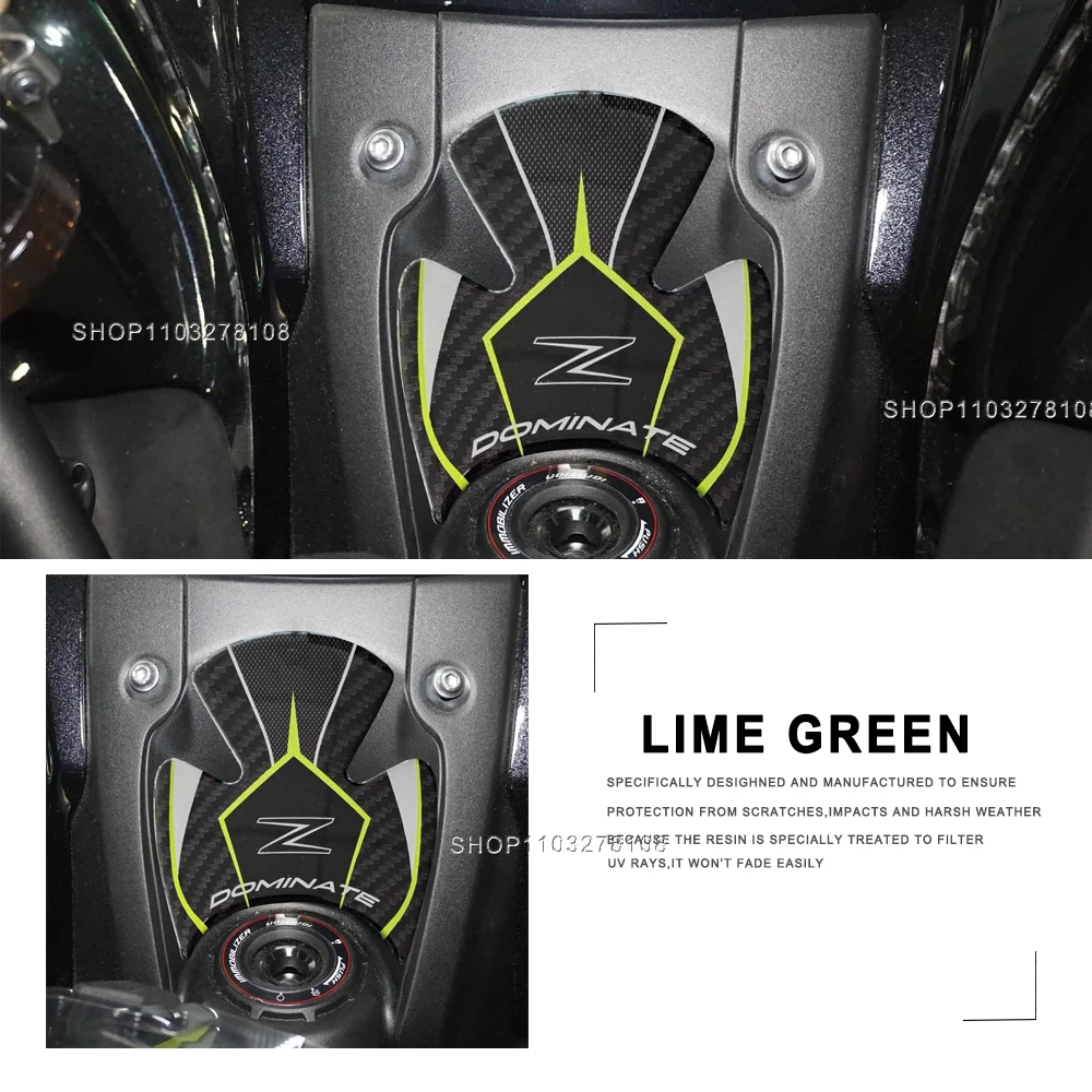 For Kawasaki Z900 2018-2024 2023 2022 Motorcycle Ignition Key Protective Sticker 3D Epoxy Resin Decals Waterproof