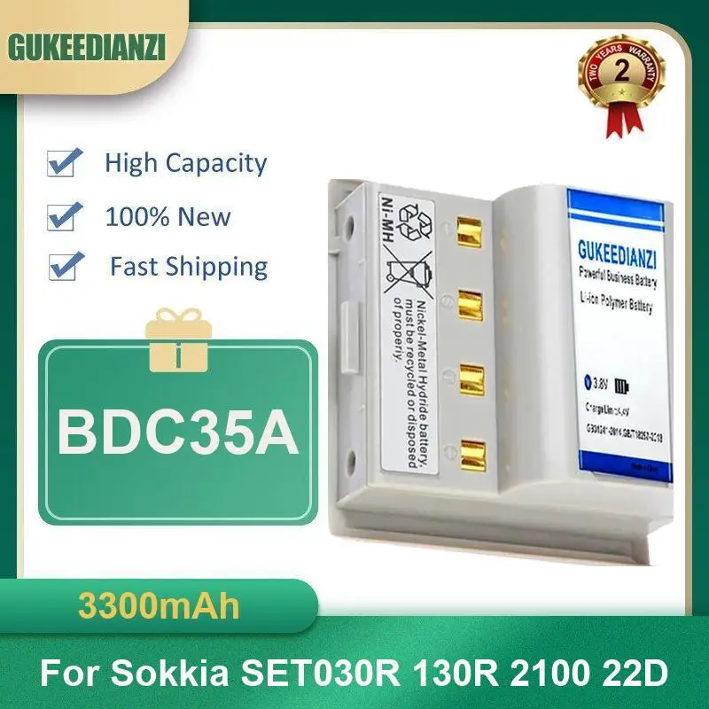 Battery For Sokkia 3D Pipe Laser TP-L6 Topcon Total Station GM-52 RC-5 Layout Navigator LN-150 SET030R 130R 2100 22D