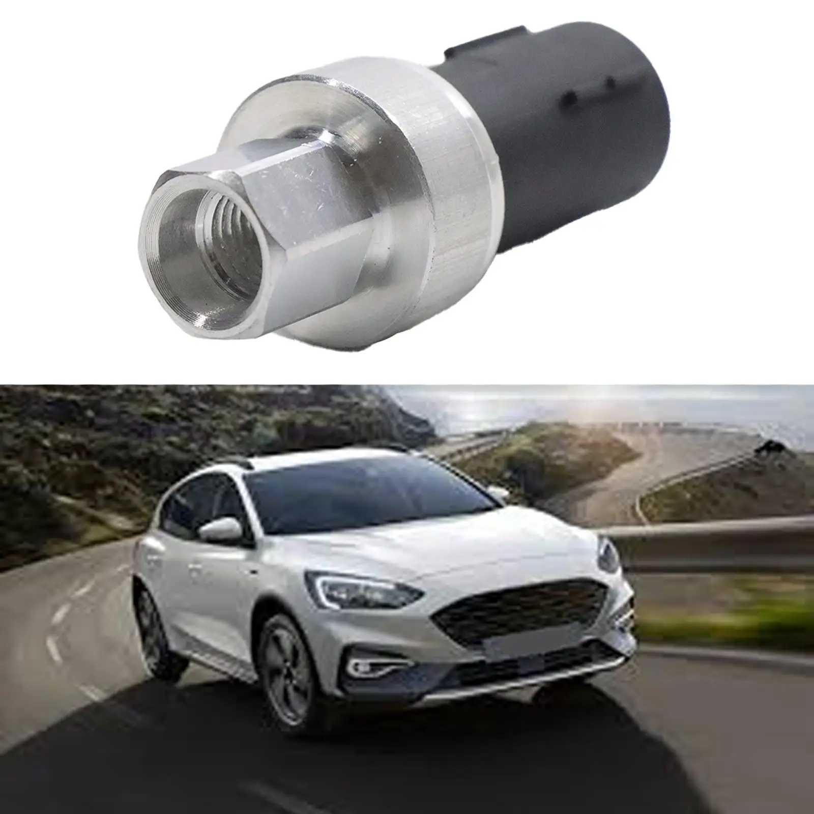 

High Performance Air Conditioner Pressure Switch Metal Plastic Sensor Replacement for Ford Focus Fiesta Edge