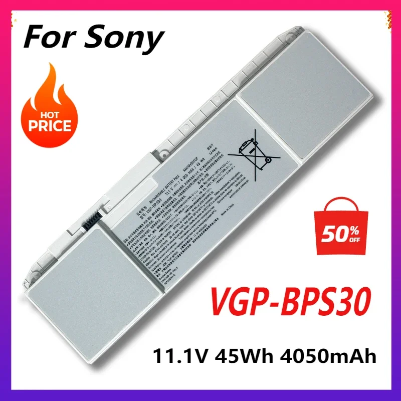 

New VGP-BPS30 BPS30 Original Laptop Battery for SONY VAIO T11 T13 SVT-11 SVT-13 11.1V 4050MAH 45WH 3 Cells