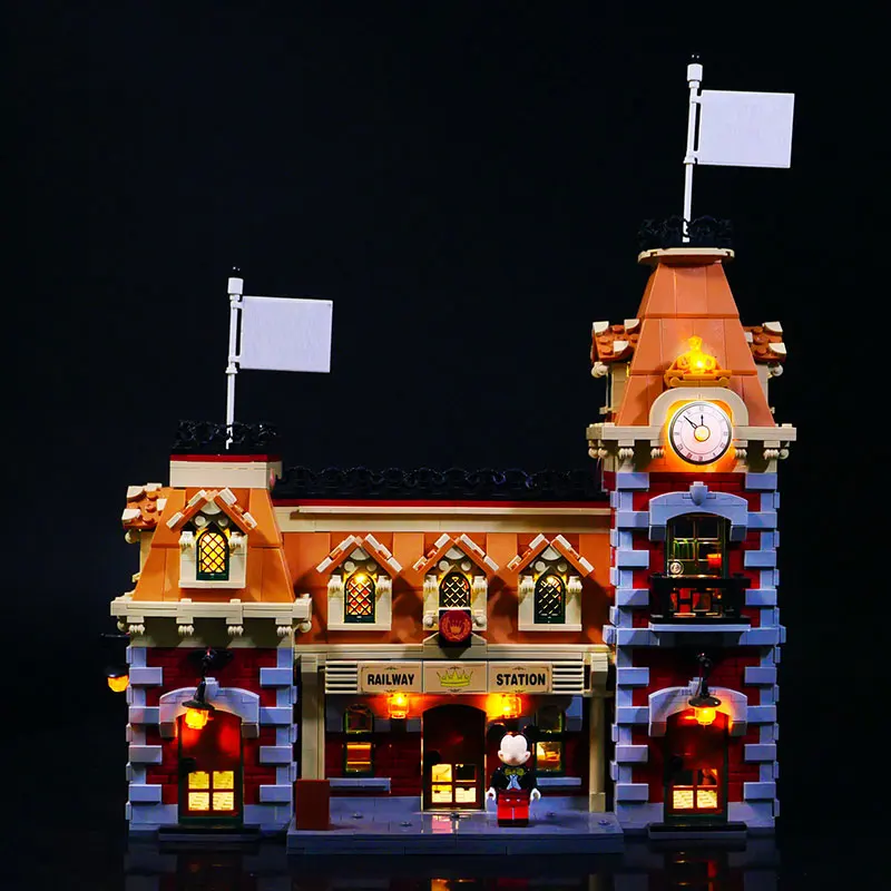 LED-Beleuchtungsset für LEGO 71044, Disneysed Train und Station, Filmlampe, DIY-Geschenk (Modell nicht im Lieferumfang enthalten) Bausteine, Ziegel-Sets).