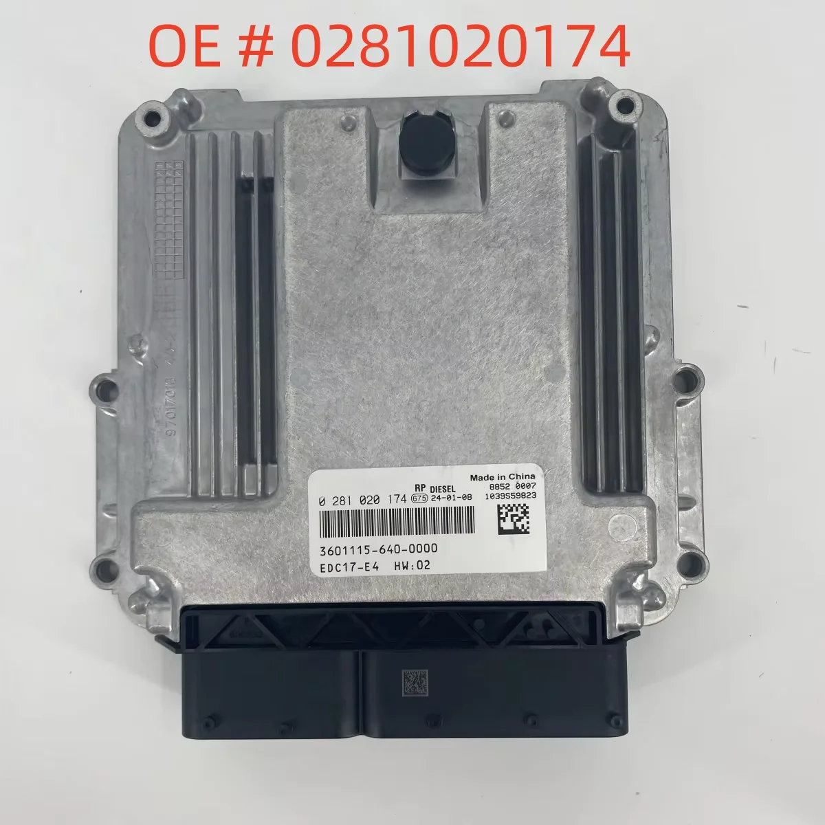 

High quality Brand New 0281020174 EDC17 Engine Computer Board ECU Electronic Control Unit For FAW J6