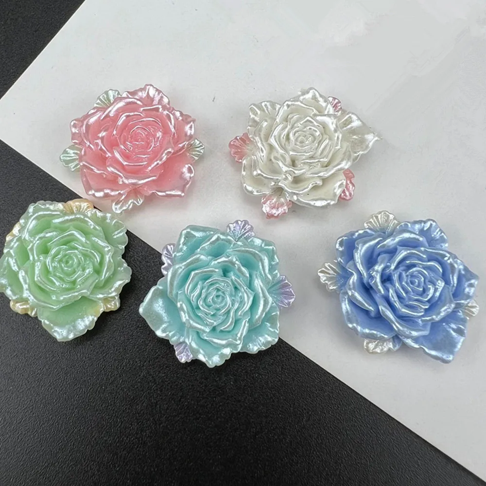 10PCS 24mm New Patch Thorn Flower Mobile Phone Shell Hairspray Cream Glue Diy Resin Jewelry Accessories