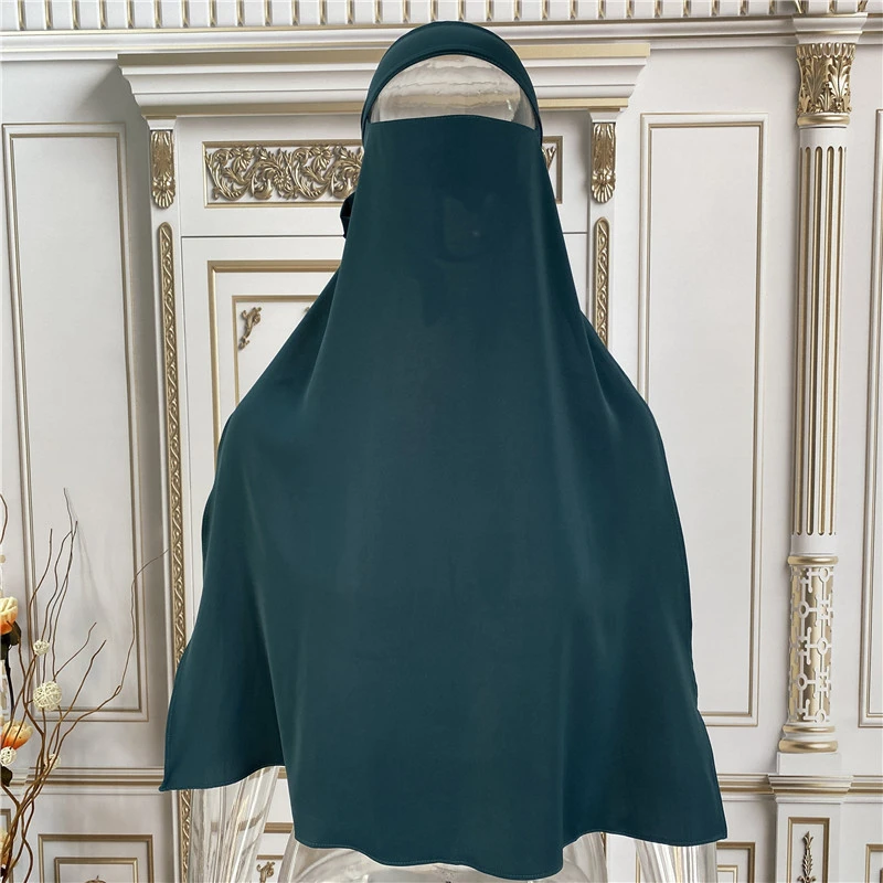 Muslim Veil for Women Voile Chretien Burkini for Veiled Women Prayer Muslim Modest Women Hijab Voile Khimar Veil Niqab Ramadan