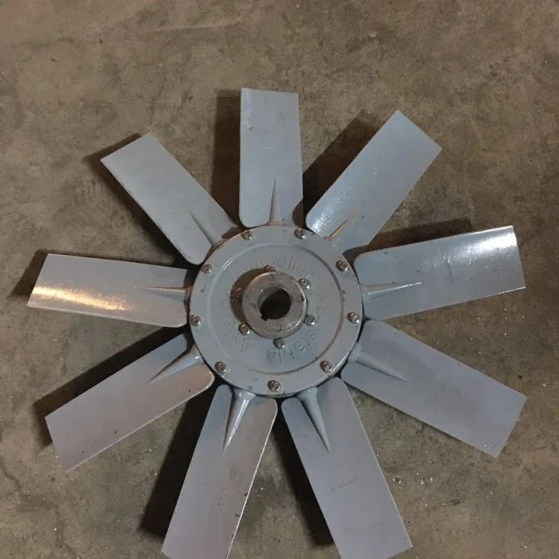 Hot-selling adjustable aluminum alloy fan blades, axial flow fan blades 9 blades can adjust the blade angle as required