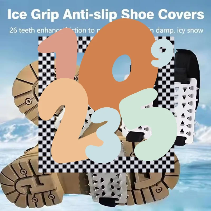 Пара-регулируемых-противоскользящих-накладок-из-нержавеющей-стали-для-обуви-—-усиленные-для-зимнего-восхождения-ходьбы-и-вождения