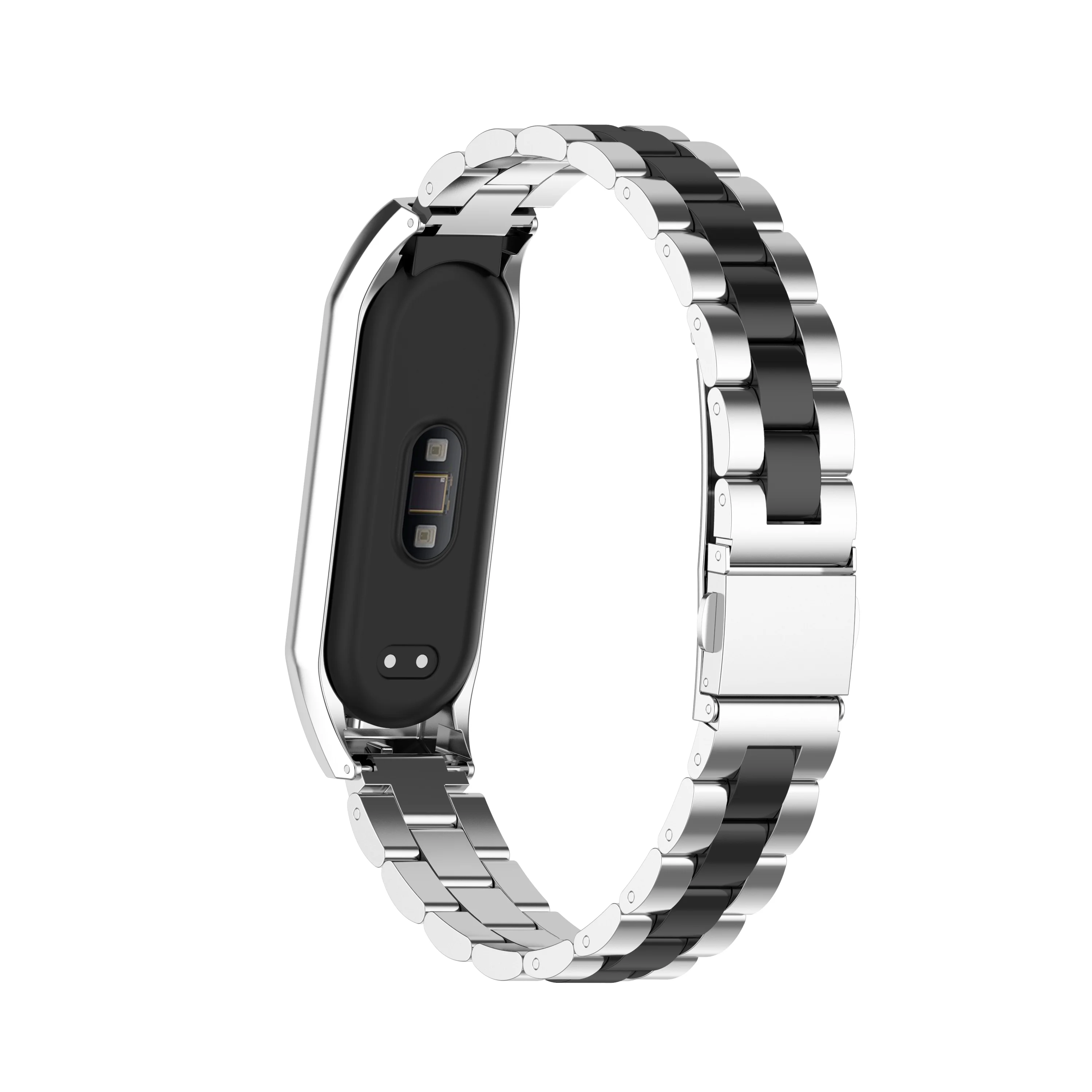 Metal Strap For Xiaomi Mi Band 8 7 6 5 4 Sports Stainless steel bracelet wristband For Mi band 6 5 strap For mi band 4 3 Correa