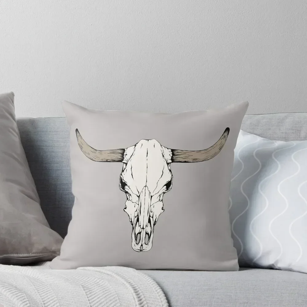 

Cow Skull Throw Pillow Cushions For Children Cushion Cover Christmas Pillow Covers Couch Cushions pillow