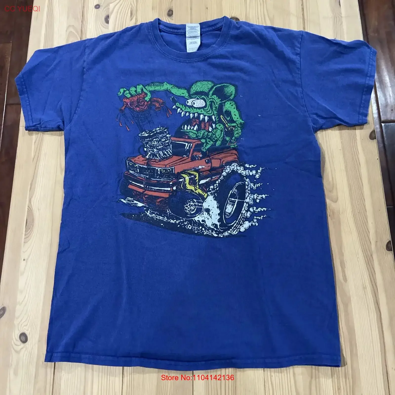 Vintage Rat Fink T Shirt Size Medium Y2K 2000s Ed Roth Art  vintage Washed Stretched fashion Top For Everyday Wear Breathable