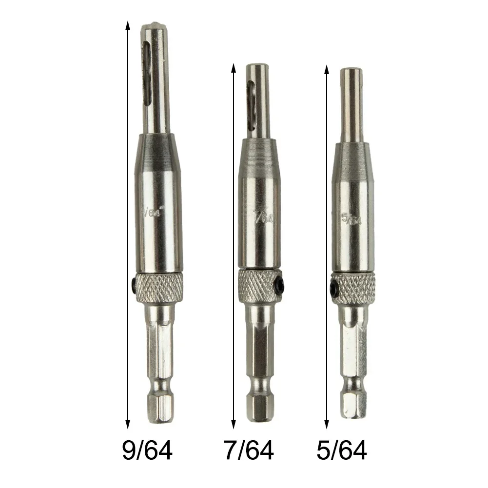 

Tool Hinge Drill Bit +Hex Wrench 3pcs 5/64 7/64 9/64 Accessories High-speed Steel Hinge Drill Bits Parts Holes