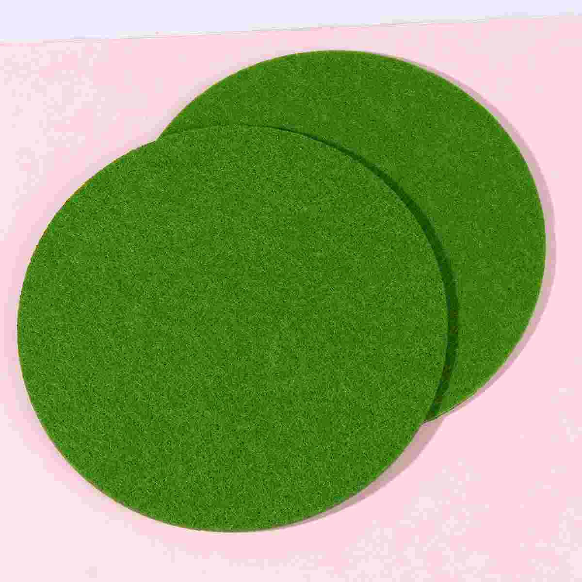 20 pçs absorvente coaster planta pote almofadas de móveis de feltro redondo placemat 1200x1200x030cm tapetes protetores pés de mesa