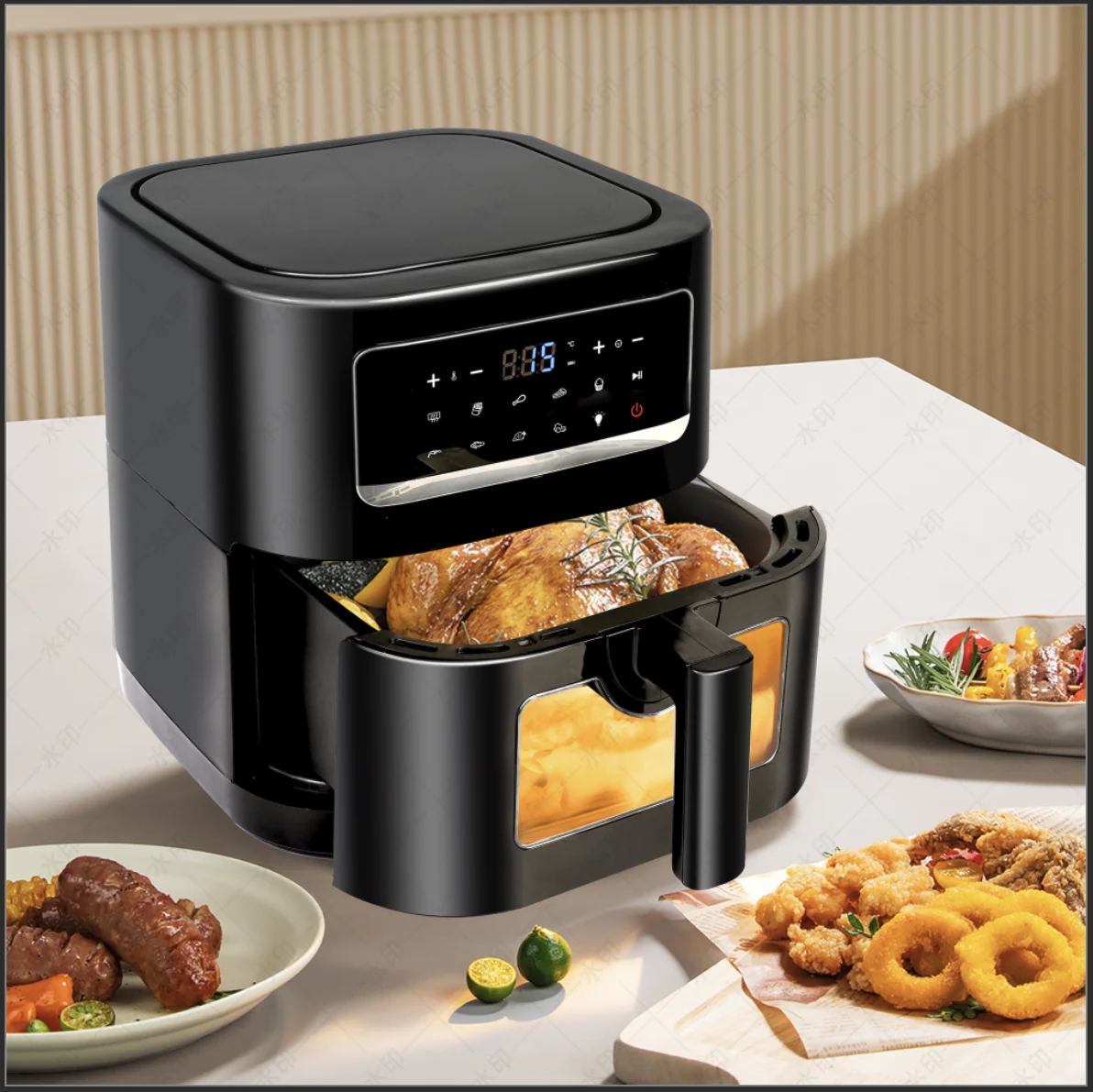 Air Fryer Vision, 7L Large Airfryer, 10 Preset Functions, Air Fry, Roast, Bake, Dehydrate, Reheat And More, Quiet, Non-Stick, Ea