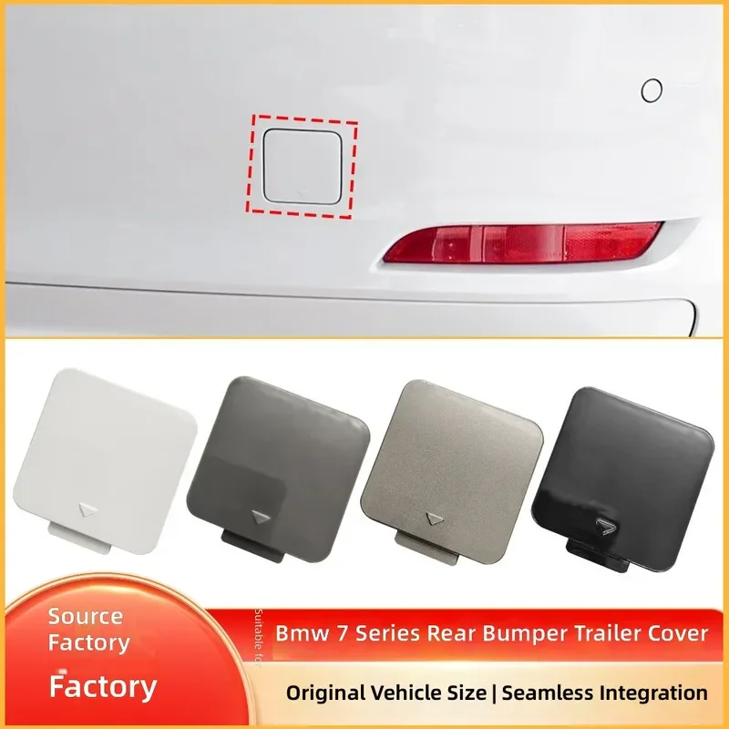 For BMW 7 Series F02 Rear Bumper Trailer Tow Hook Cover Hole Cap Trim 51127209925