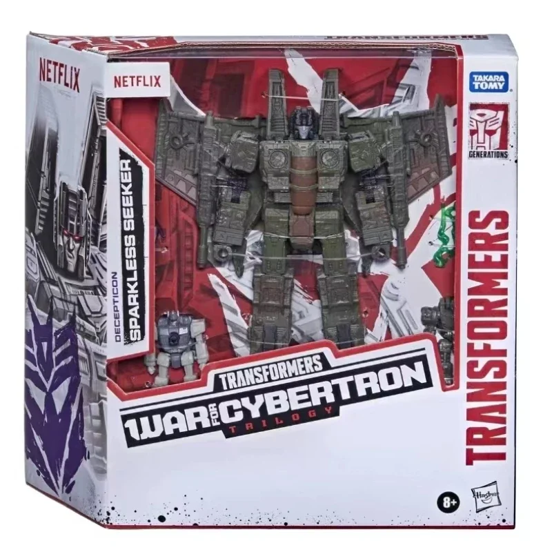 In Stock Transformers Toys War for CybertronNetflix Limited Sparkless Seeker Action FiguresCollectible Gifts Classic Hobbies