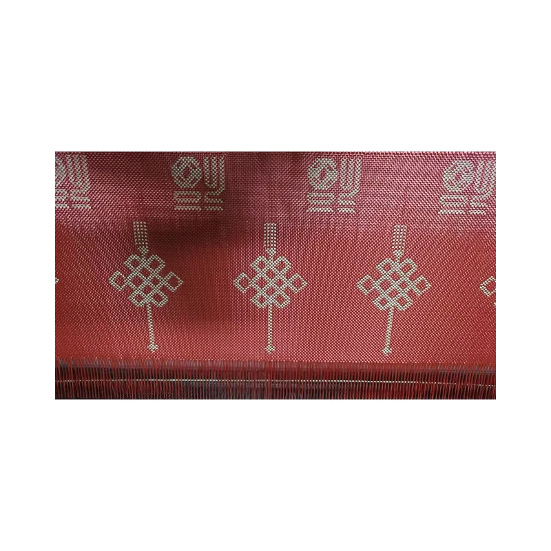 

240gsm real Red Kevlar jacquard fabric cloth fabric geometric pattern 1m/40" wide，1m*1m or 1m*1.5m，Continuous roll up send