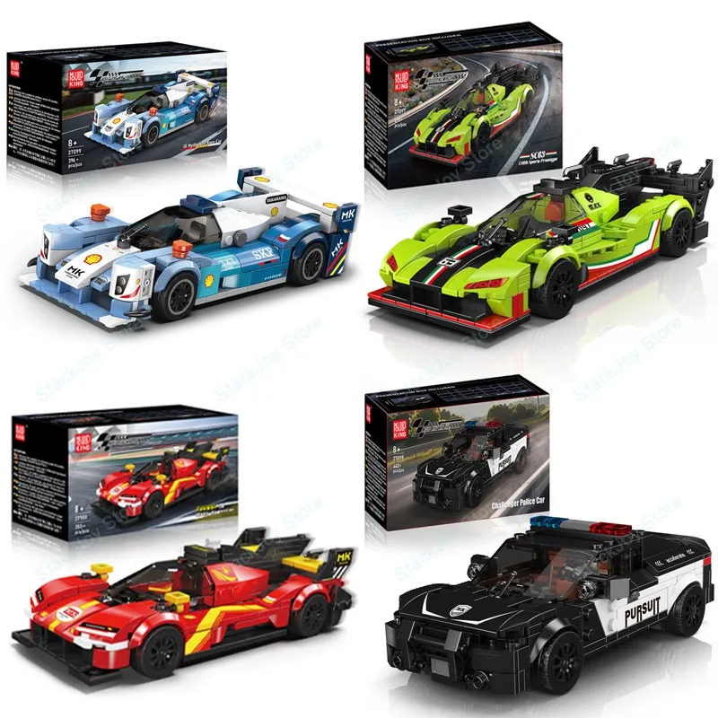 

Mould King Technical Speed Le Mans Rally City Sports Car Model DIY Building Blocks Kids 3D Toy Birthday Creative Gift