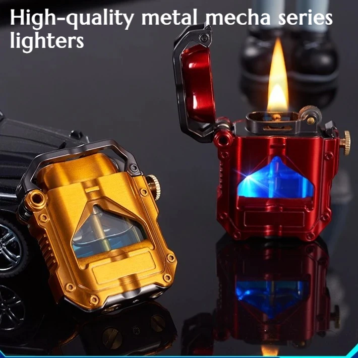 

NEW High-quality Metal Outdoor Ignition Wonder One-click Ignition Blue Light Transparent Convenient Camping Hiking Survival Tool