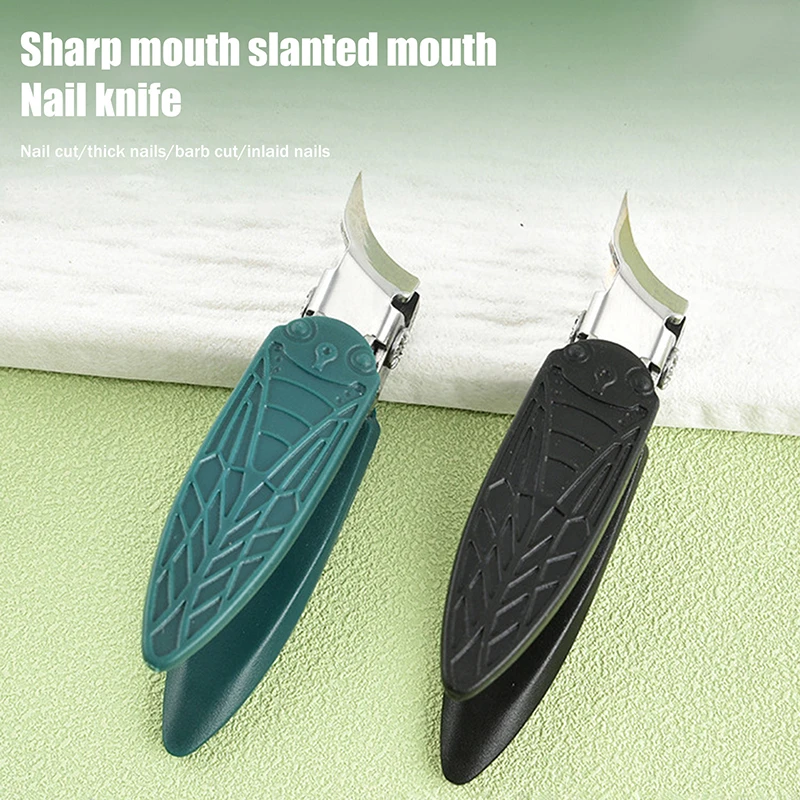 1PCS Anti-Splash 25° Slant Edge Nail Clipper Professional High-end Eagle Beak Oblique Toe Nail Trimmers Ingrown Toenail Tools