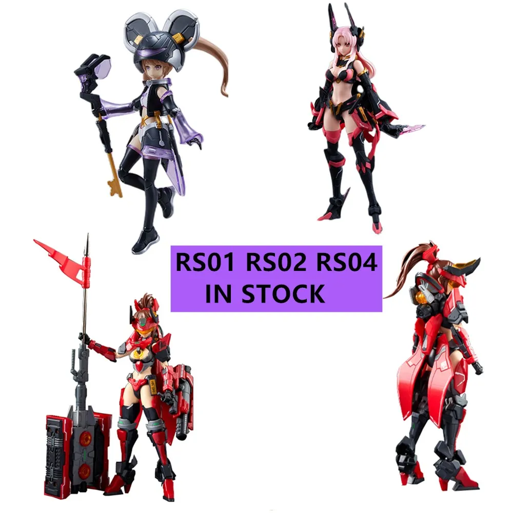 

MS General RS-02 RaIder OF Shadow OX 1/10 RS02 RS01 Mouse RS04 Rabbit Scale Mecha Girl Assemble Action Figure Toys IN STOCK